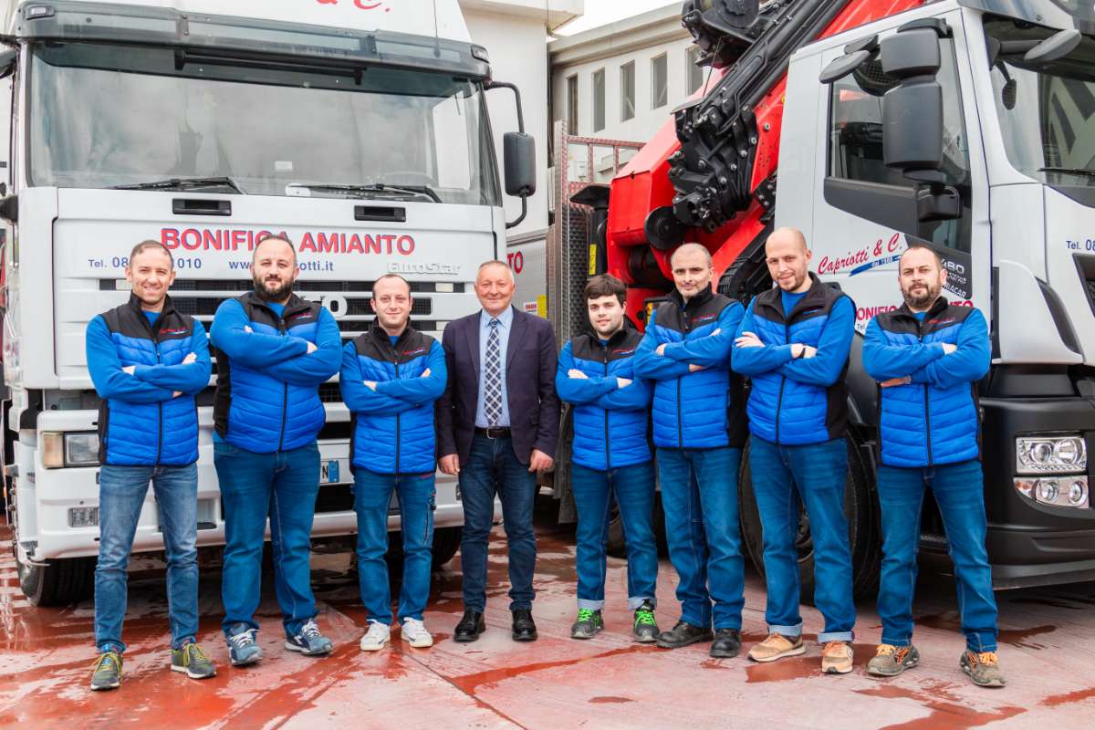 roma capriotti rifacimento copertura rimozione amianto